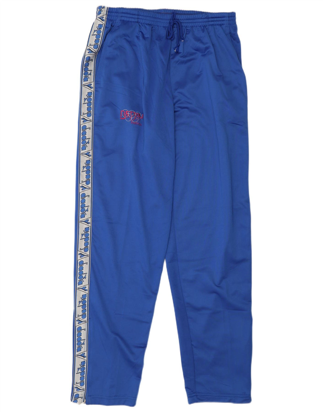 DIADORA Grafisk træningsdragt bukser til mænd 3XL Blå Colourblock Polyester