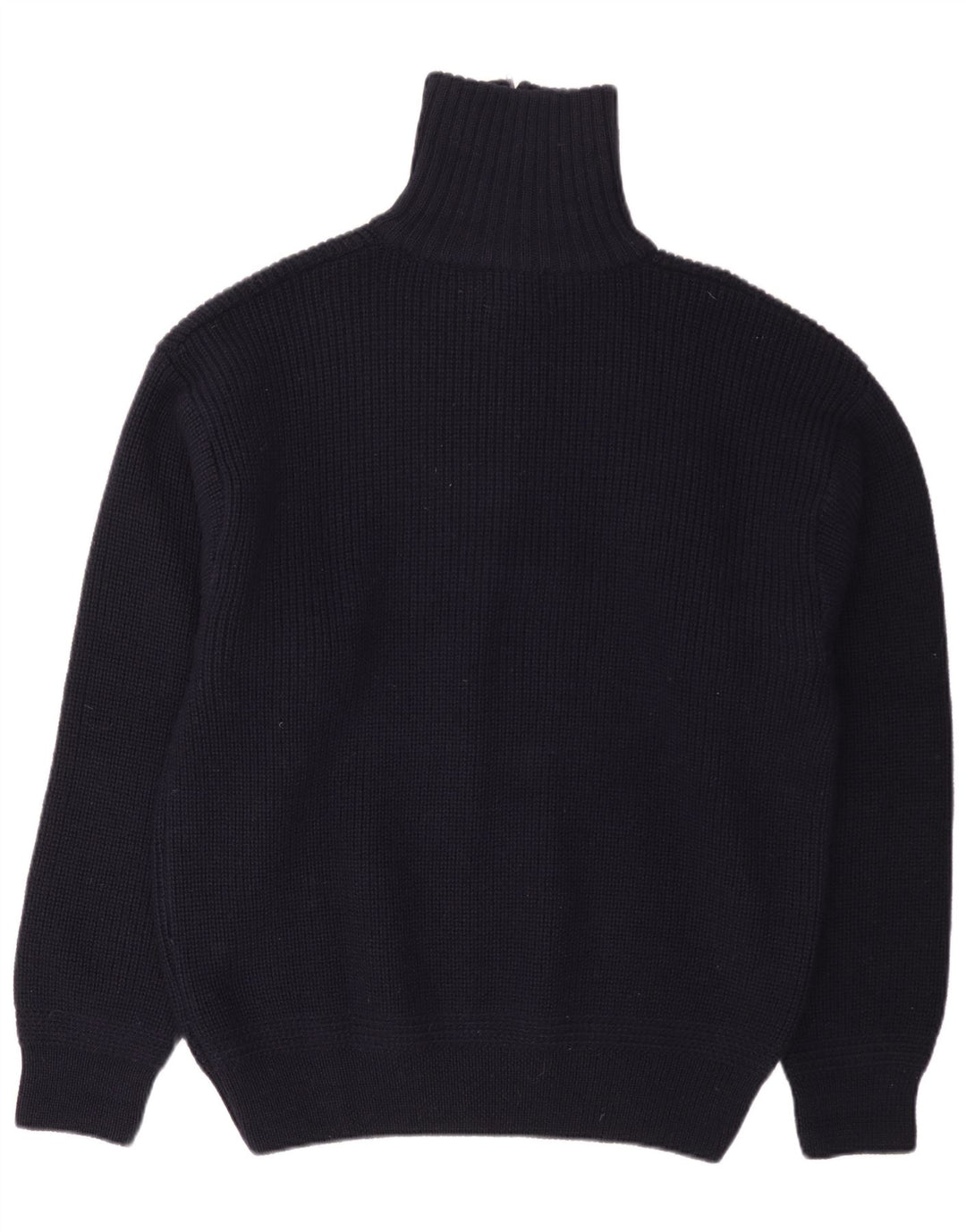 Rhode Island Herre Zip Neck Jumper Sweater 2XL Navy Blue Uld