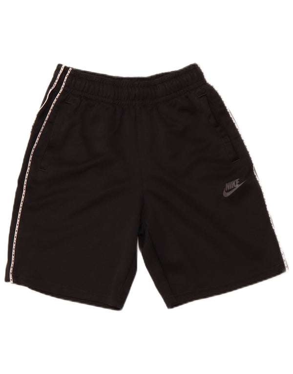 NIKE drenge grafiske sportsshorts 12-13 år store sorte polyester