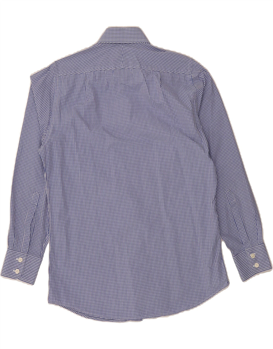 CHARLES TYRWHITT Mens Slim Fit Shirt Size 15 38 Medium Blue Gingham Cotton Vintage Charles Tyrwhitt and Second-Hand Charles Tyrwhitt from Messina Hembry 