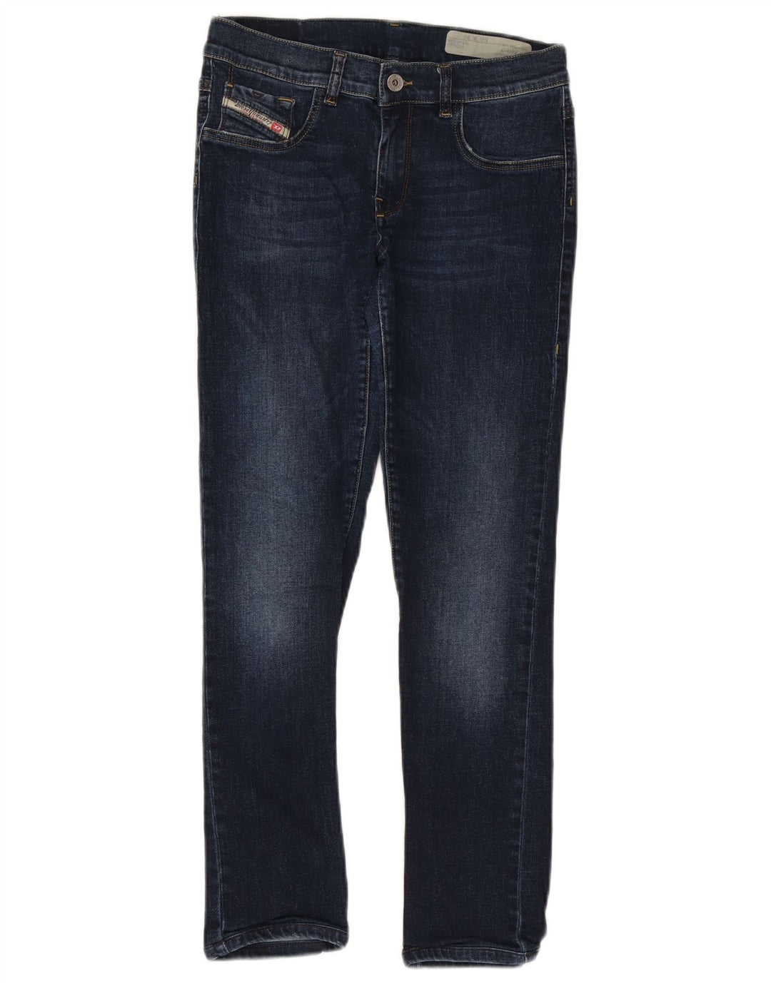 Diesel Dame Thanaz Slim Jeans W30 L27 Marineblå Bomuld