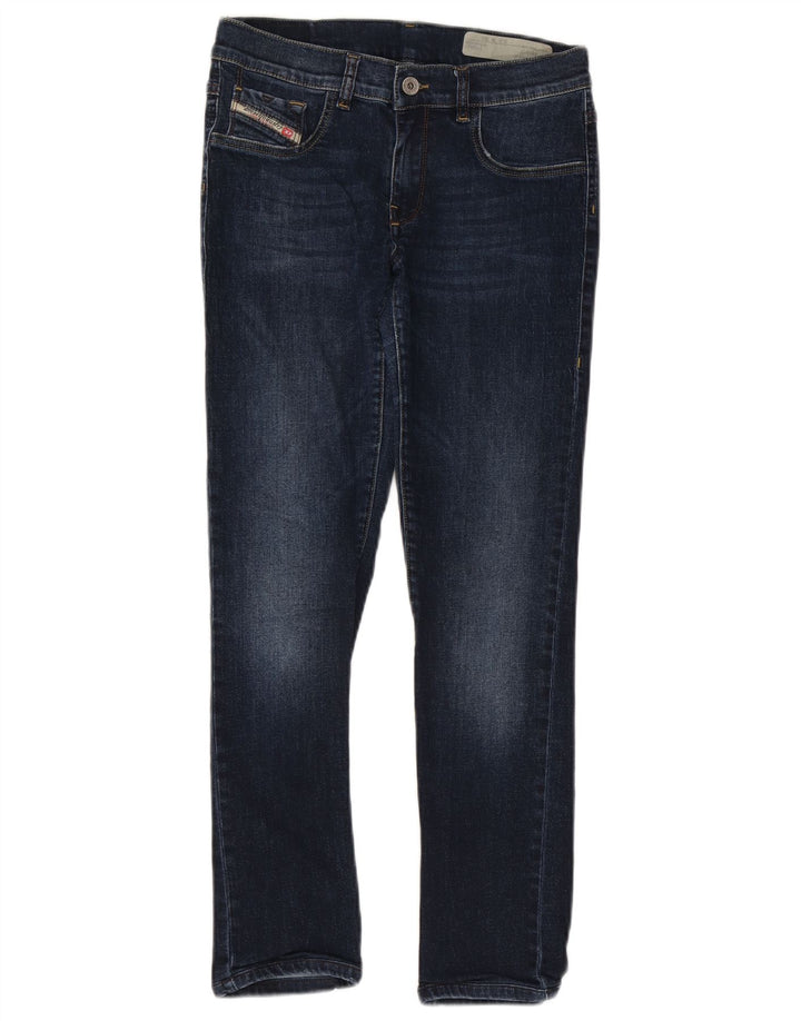 Diesel Dame Thanaz Slim Jeans W30 L27 Marineblå Bomuld
