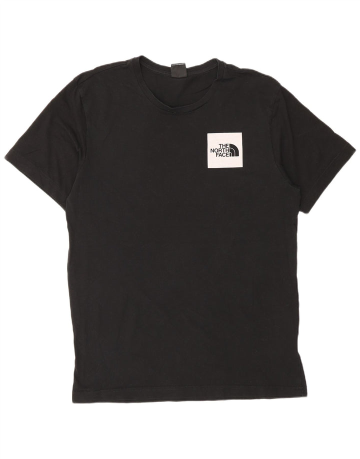 The North Face Herre grafisk T-shirt Top Medium Sort Bomuld