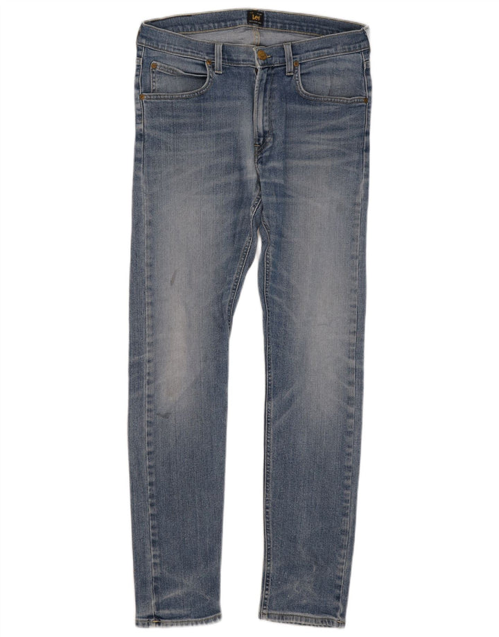 Lee Herre Luke Slim Jeans W32 L32 Blå Bomuld