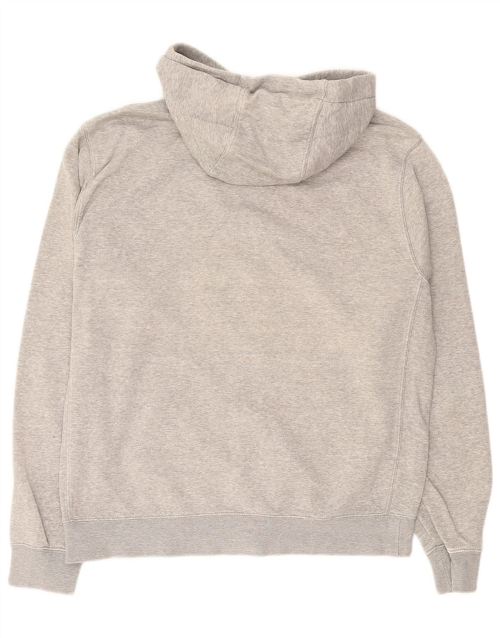 Nike hættetrøje med lynlås til mænd Medium Grey Flecked Bomuld