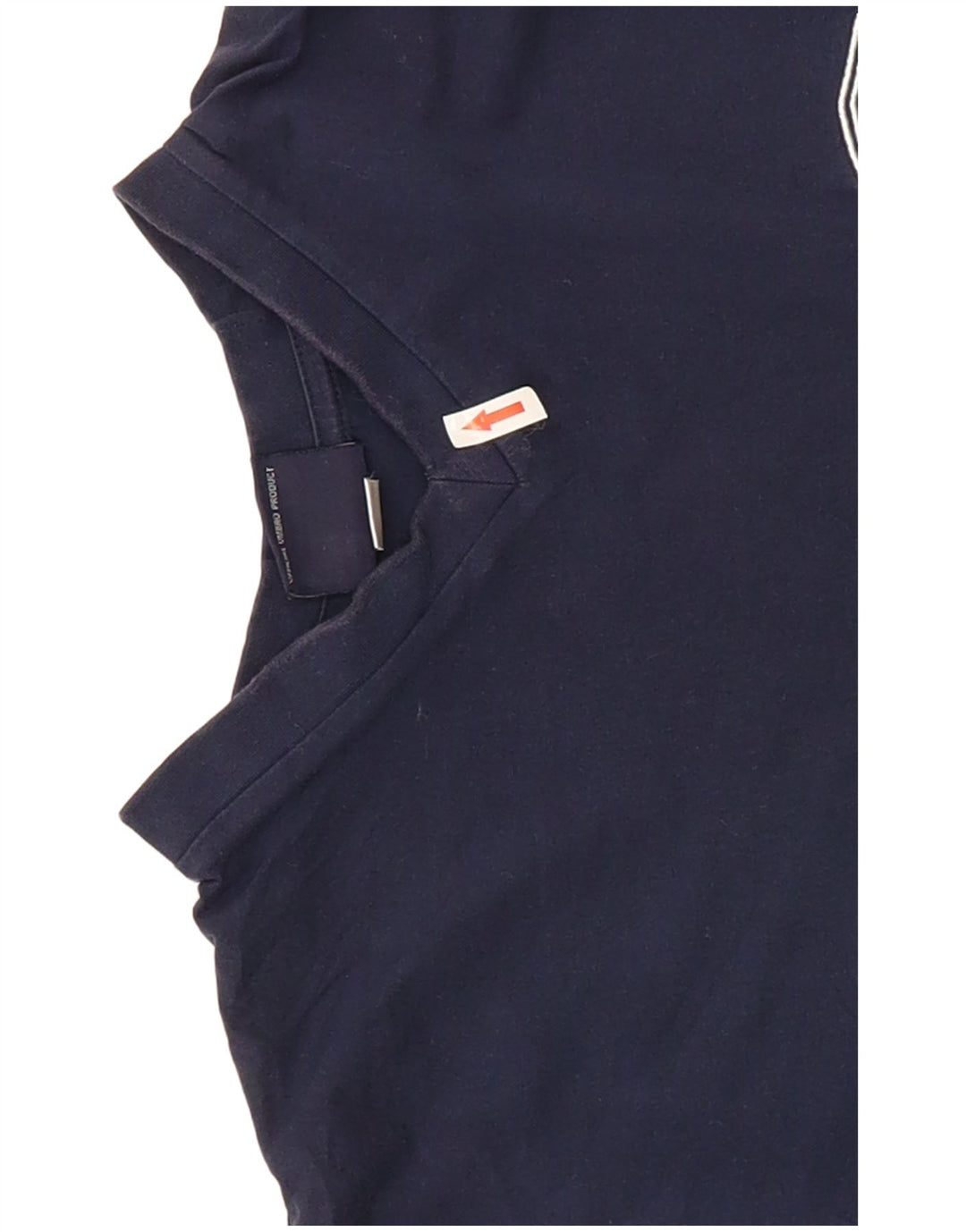 Umbro Herre T-Shirt Top Medium Marineblå Bomuld