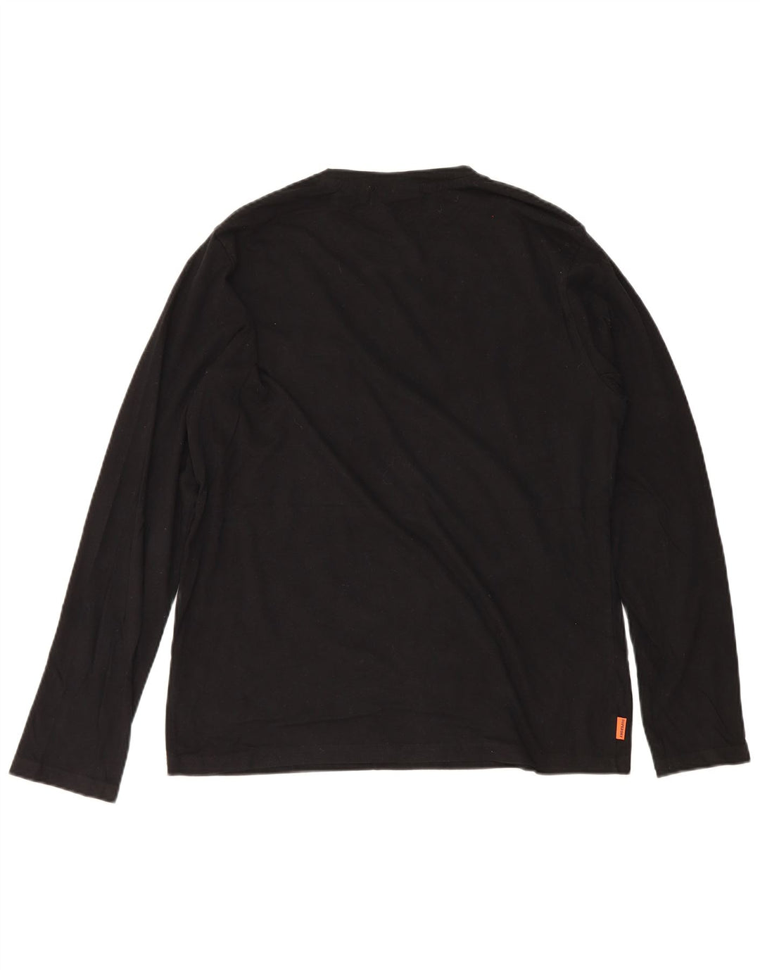 Superdry Herre Top Langærmet 2XL Sort Bomuld