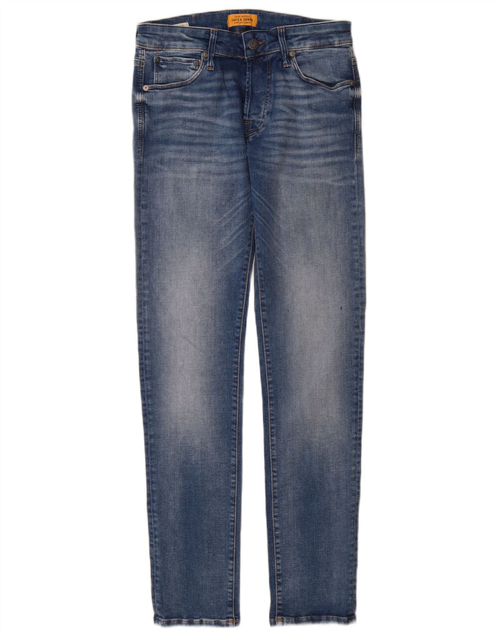 Jack & Jones Herre Slim Jeans W28 L32 Blå Bomuld