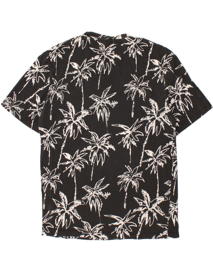 JACK & JONES Mens T-Shirt Top Small Black Cotton Hawaiian Vintage Jack & Jones and Second-Hand Jack & Jones from Messina Hembry 