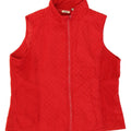 IZOD Womens Fleece Gilet UK 16 Large Red Polyester Vintage Izod and Second-Hand Izod from Messina Hembry 