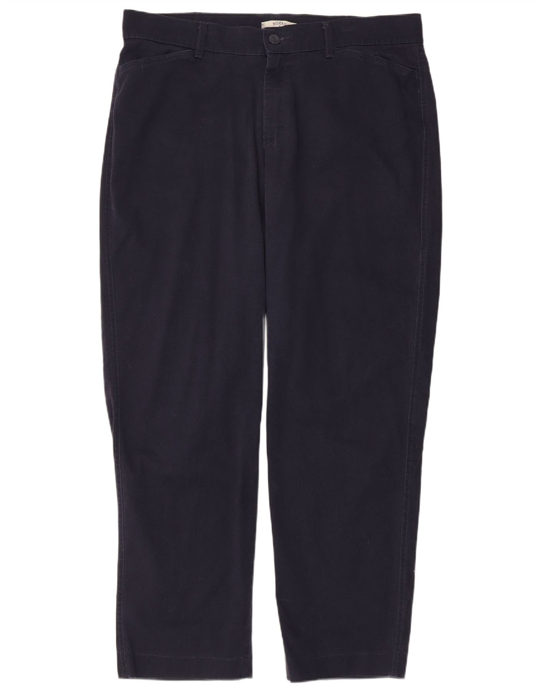 LEE lige fritidsbukser til kvinder US 18 2XL W40 L31 Marineblå bomuld