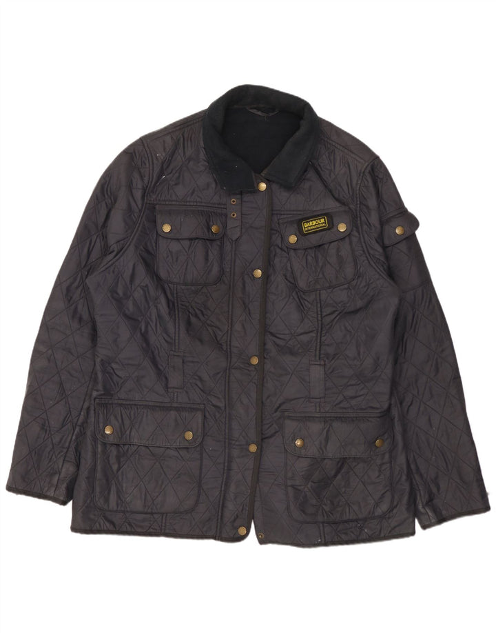 Barbour Quiltet jakke til kvinder UK 20 2XL Marineblå