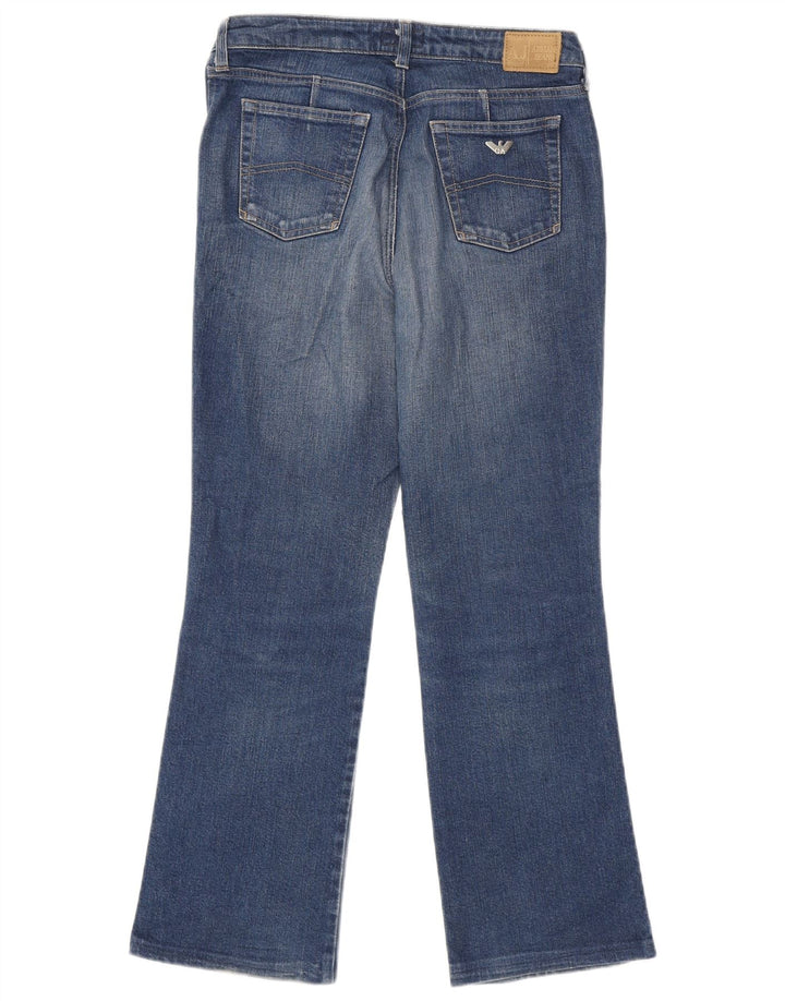 Armani Dame Bootcut Jeans W30 L28 Blå Bomuld