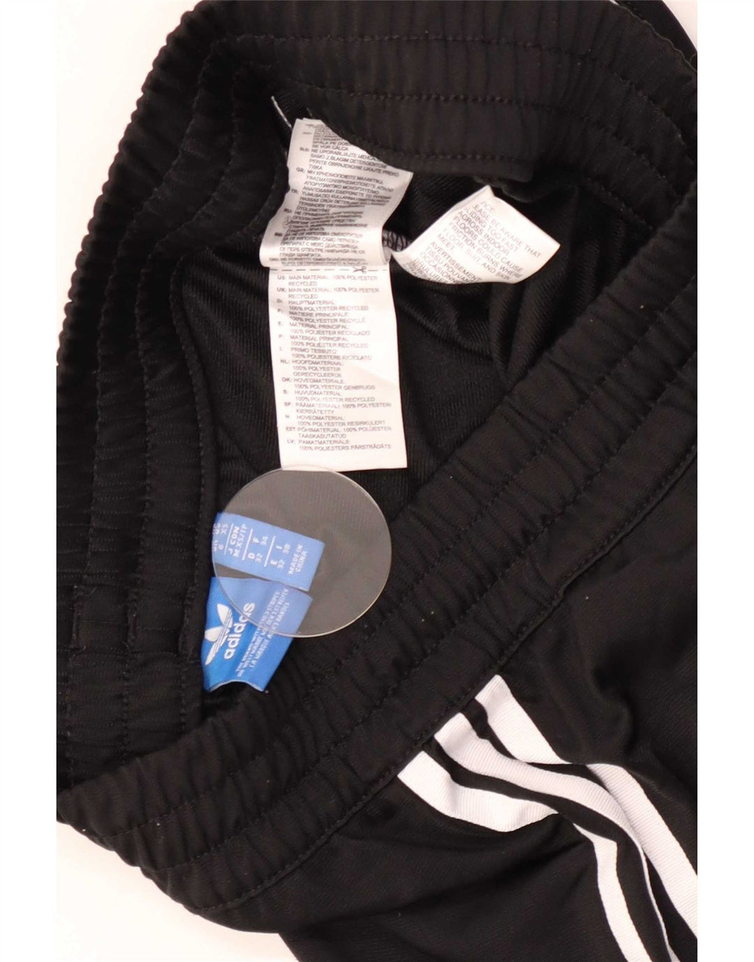 Adidas sportsshorts til kvinder UK 6 XS sort polyester