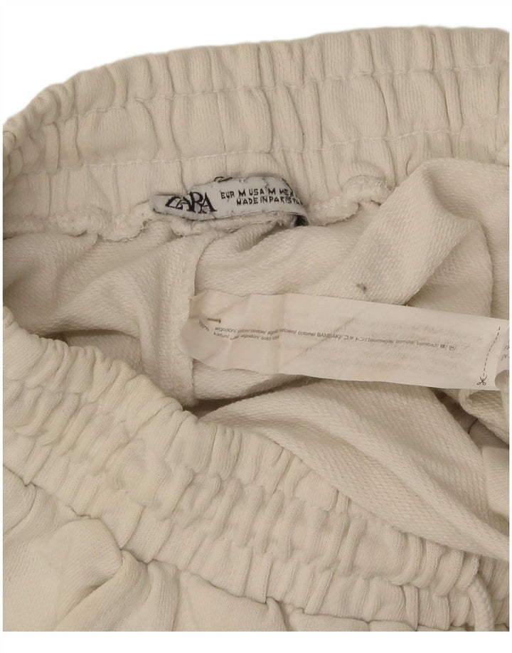 Zara sportsshorts til kvinder Små hvide bomuld