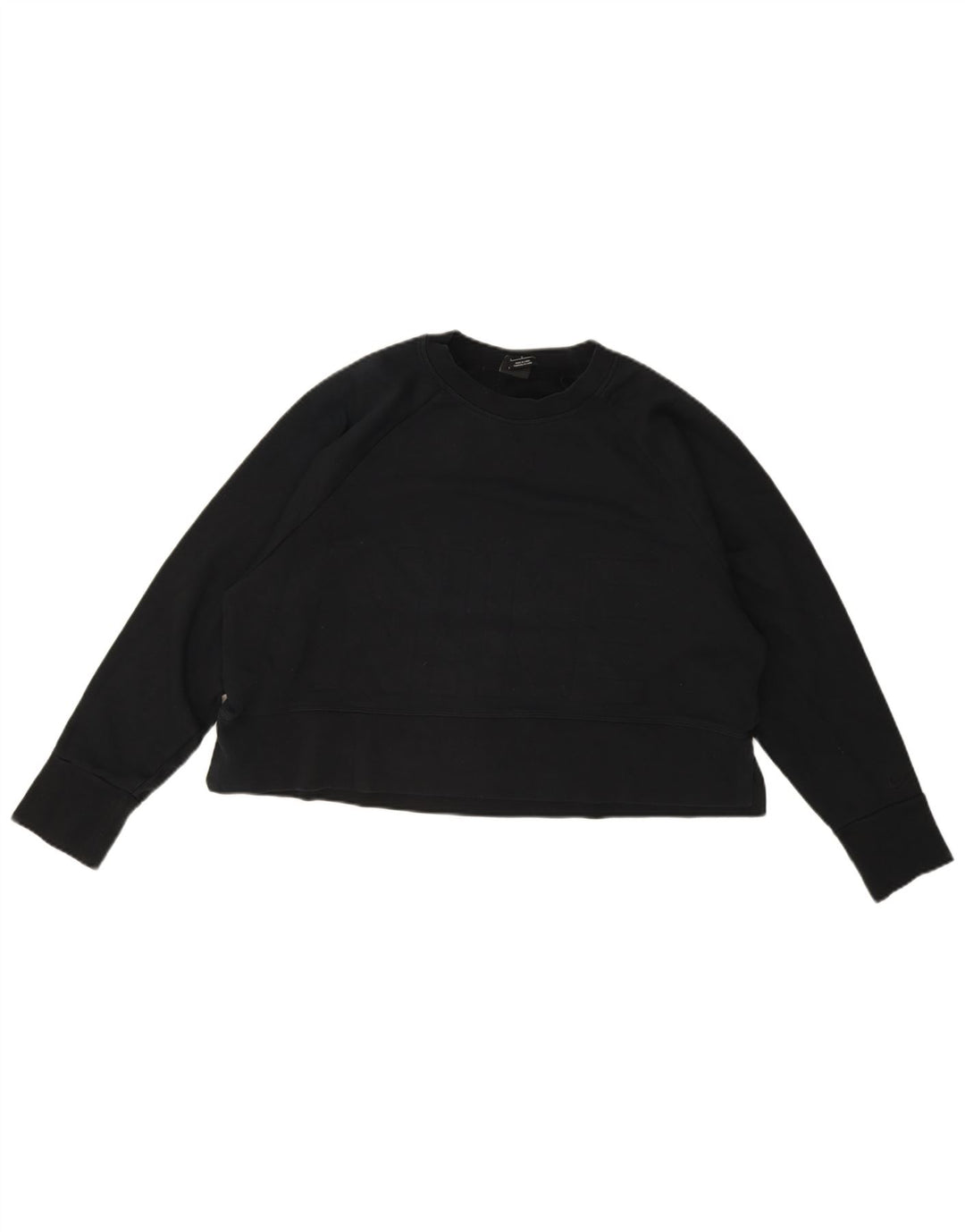 Nike Dame Dri Fit Crop Oversized Sweatshirt Jumper UK 16 Large Sort