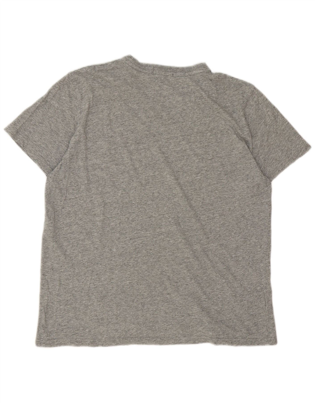 Fred Perry Herre T-Shirt Top Stor Grå Flecked Bomuld