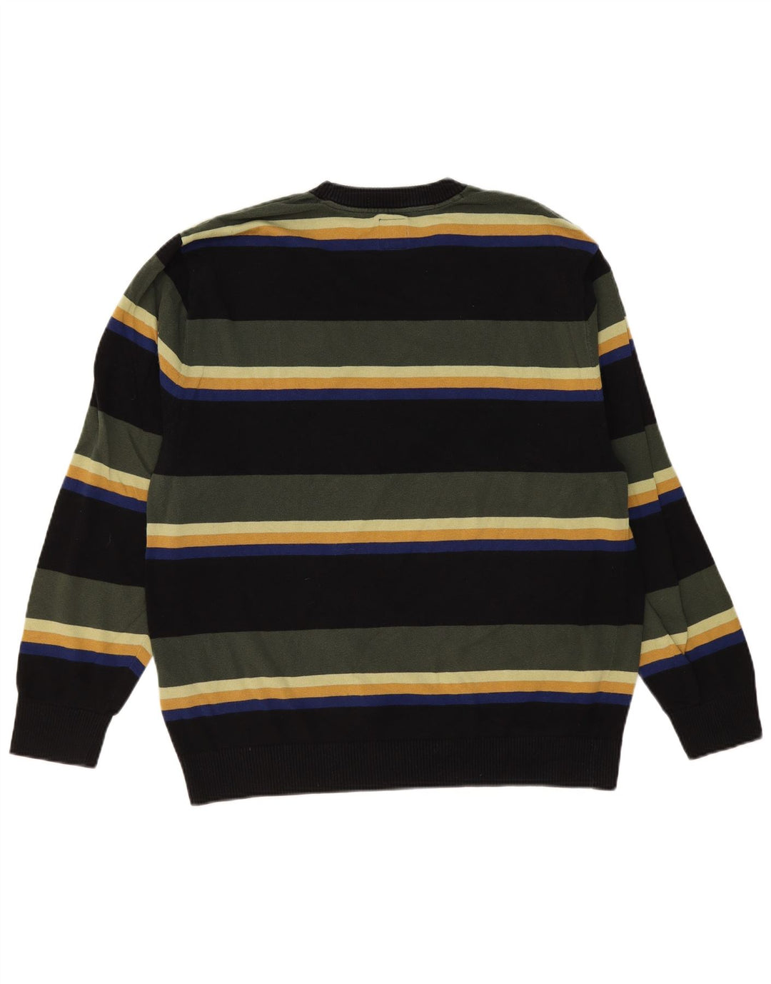 Vans Herre Crew Neck Jumper Sweater Stor flerfarvet stribet bomuld