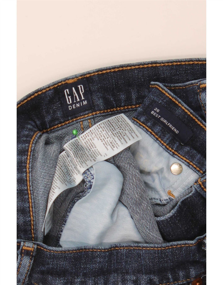 Gap Womens Girlfriend Slim Jeans W26 L27 Blå Bomuld