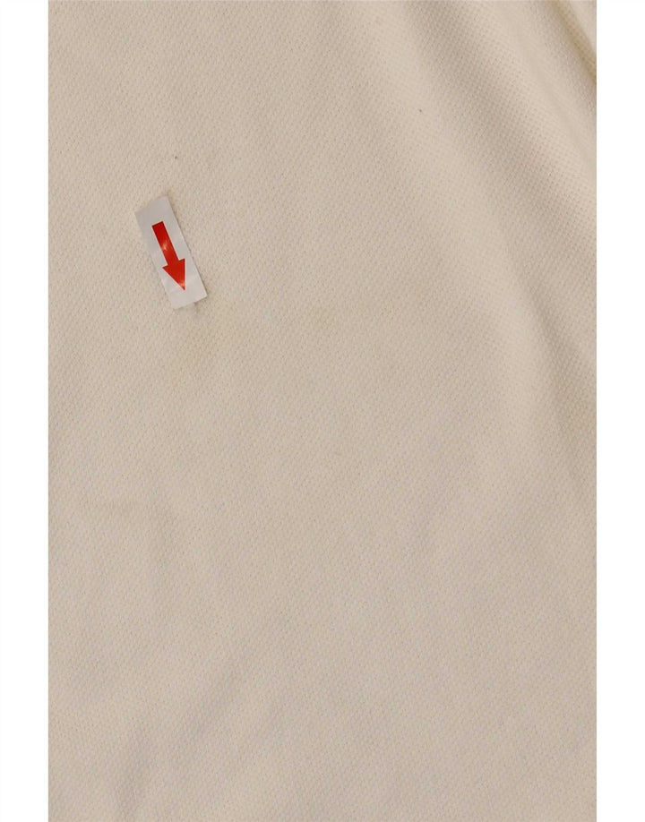 Kappa herre poloshirt XL hvid bomuld