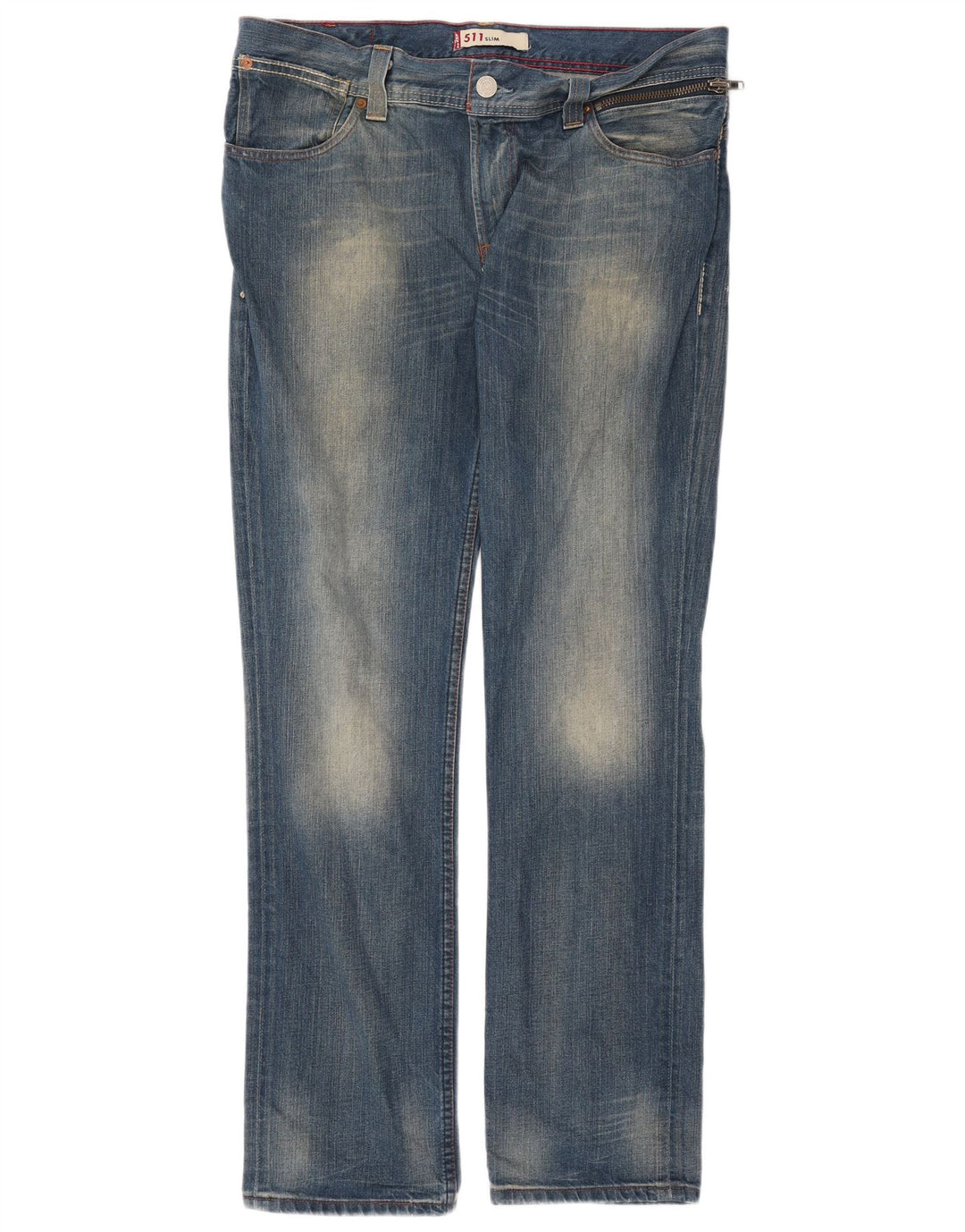LEVI'S Mens 511 Slim Jeans W38 L34  Blue Cotton