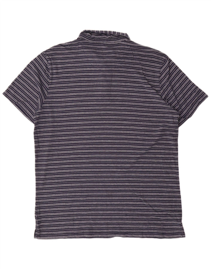 Carrera Poloshirt til mænd Stor marineblå stribet