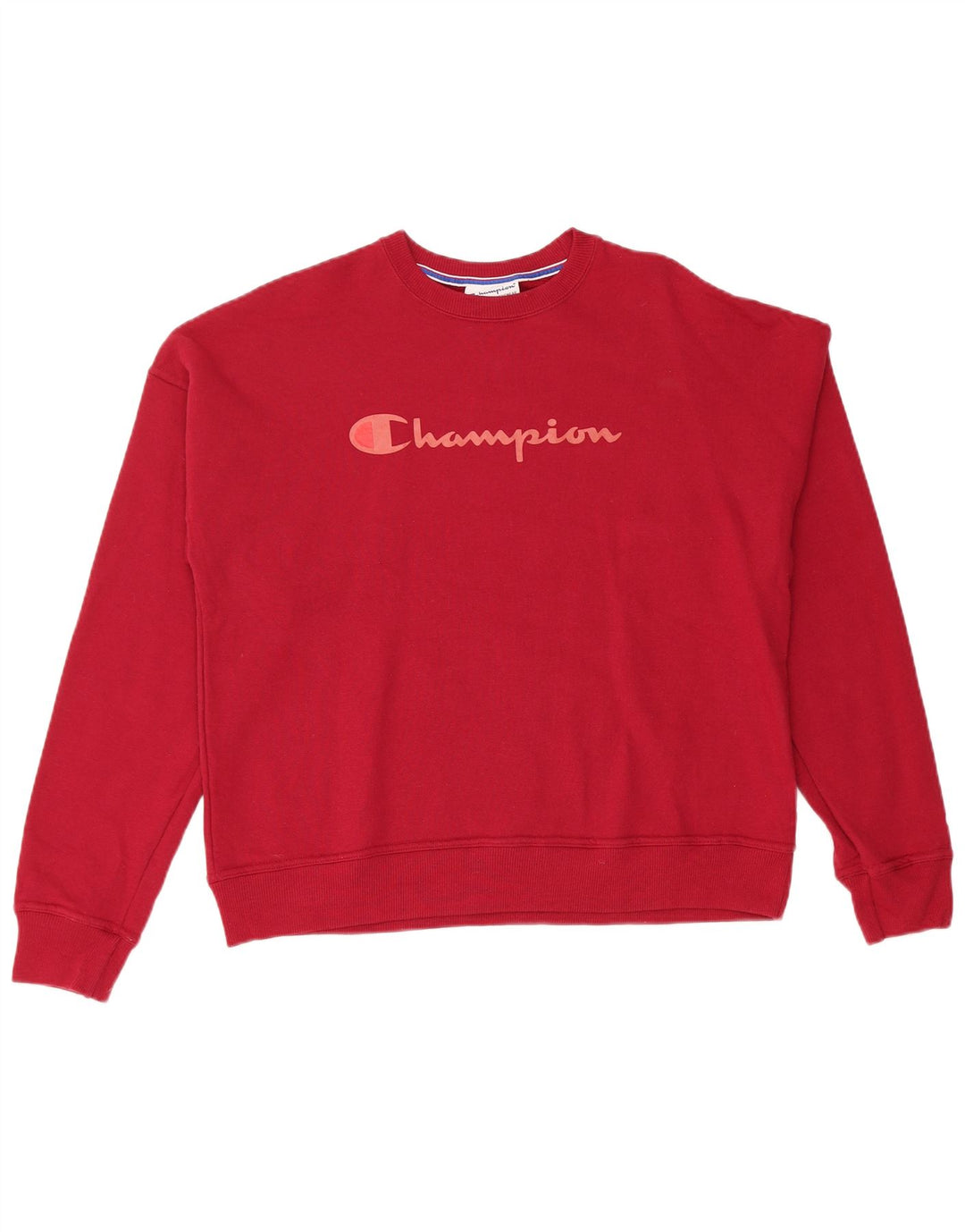 CHAMPION Herre Sweatshirt Jumper Medium Bourgogne Bomuld