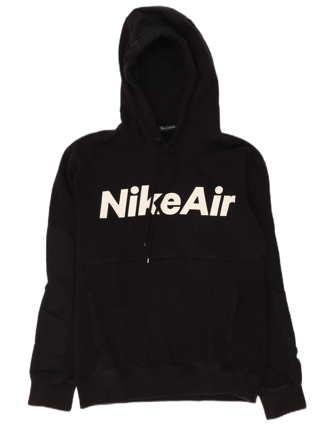 Nike grafisk hættetrøje til mænd, lille sort bomuld