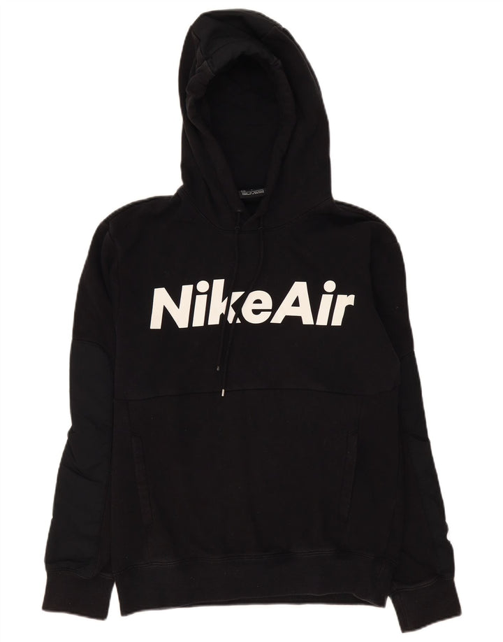 Nike grafisk hættetrøje til mænd, lille sort bomuld