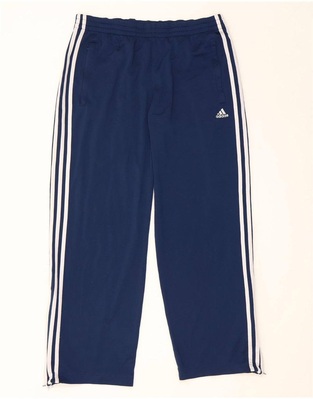 Adidas Træningsdragtsbukser til mænd UK 38/40 Medium Navy Blue Polyester