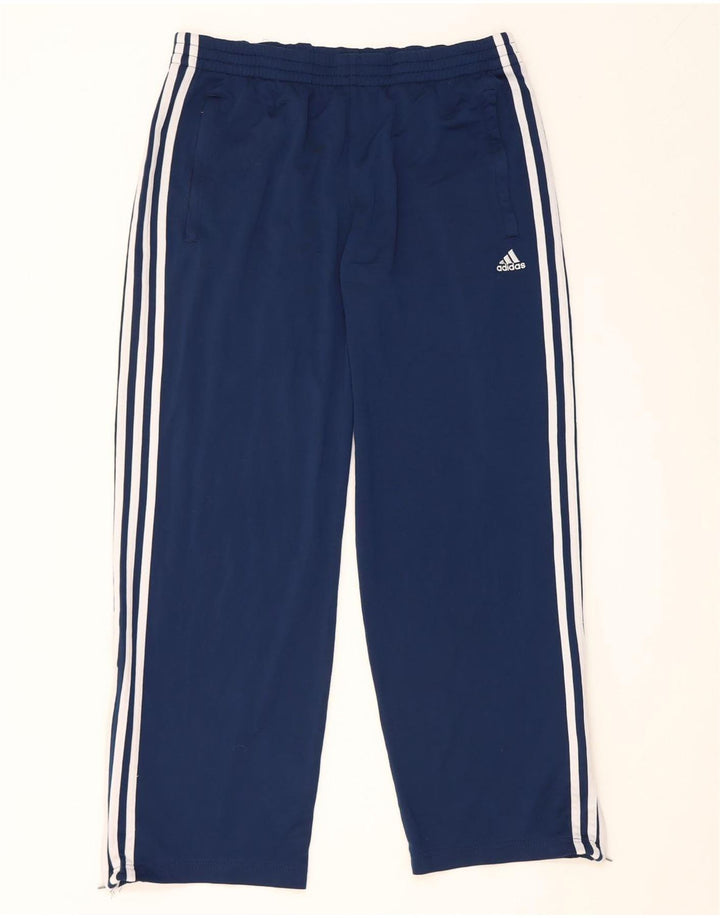 Adidas Træningsdragtsbukser til mænd UK 38/40 Medium Navy Blue Polyester