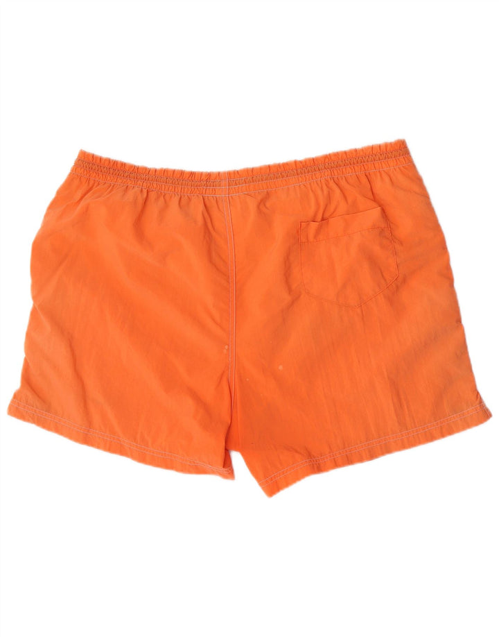 Champion Herre grafiske svømmeshorts 2XL Orange Colourblock Polyamid