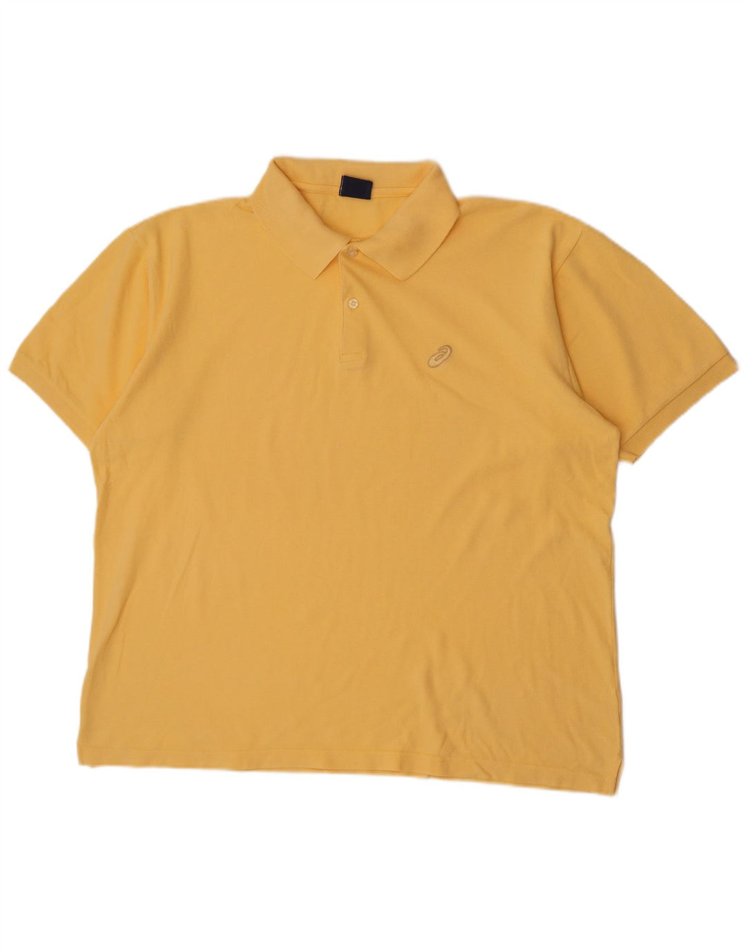 Asics herre poloshirt 2XL gul bomuld
