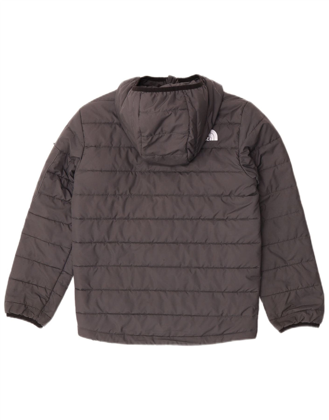 The North Face Boys Polstret Hættejakke 11-12 År Stor Grå Polyester