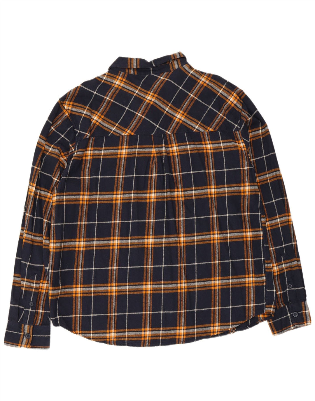 Mountain Warehouse Herre flannelskjorte XL marineblå ternet bomuld