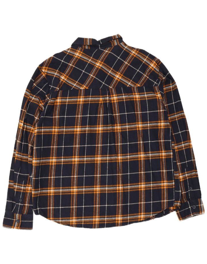 Mountain Warehouse Herre flannelskjorte XL marineblå ternet bomuld