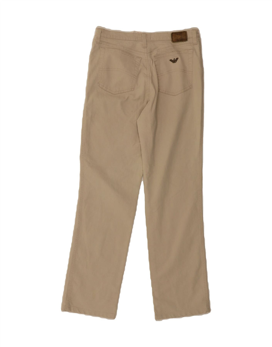 ARMANI Womens Straight Jeans W28 L28 Beige Cotton Vintage Armani and Second-Hand Armani from Messina Hembry 
