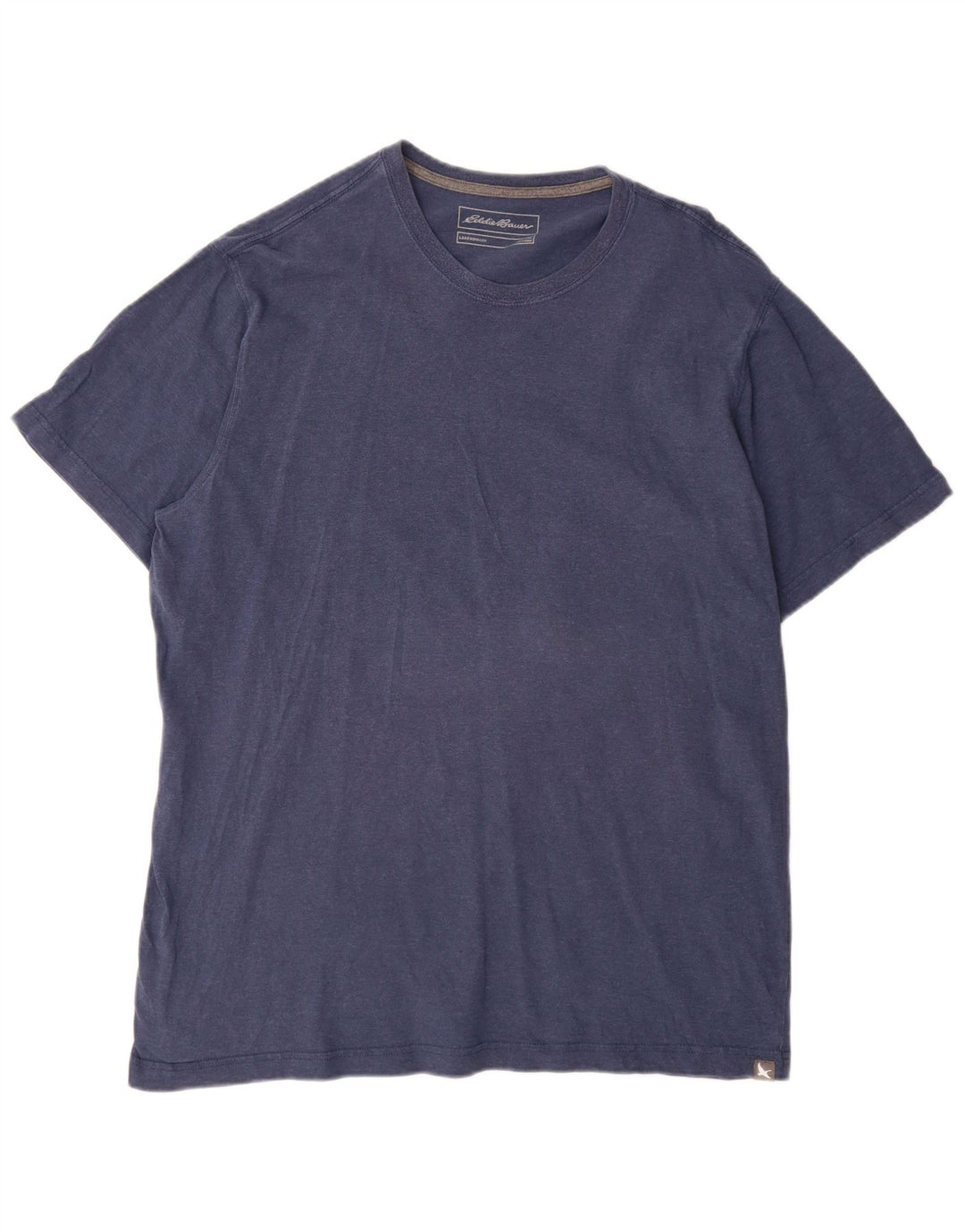 Eddie Bauer Herre høj T-shirt top XL marineblå bomuld