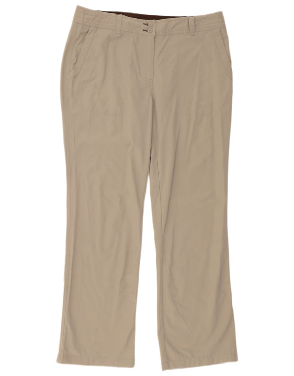 Rohan Dame Lige Casual Bukser UK 16 Large W38 L32 Beige Polyamid