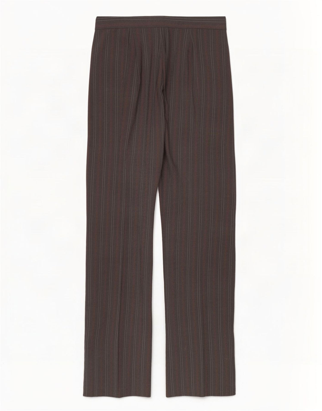 Benetton Dame Stretch Suit Bukser IT 44 Medium W32 L35 Grå nålestribe