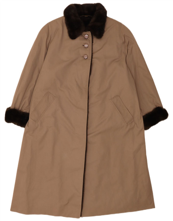 Valmeline Dame Overfrakke UK 20 2XL Brun Polyester