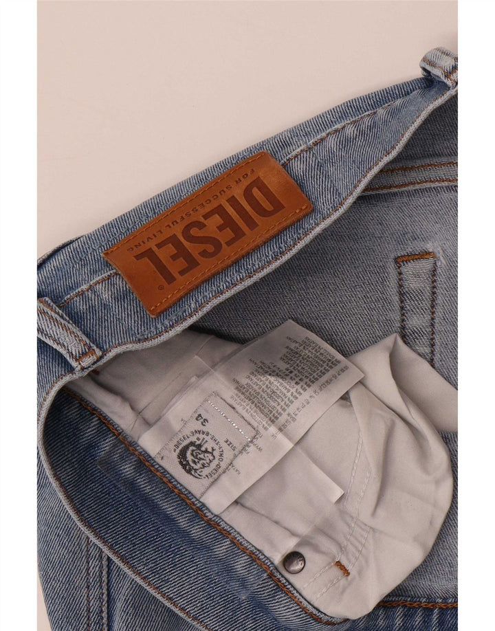 Diesel Herre Slim Jeans W34 L34 Blå Bomuld