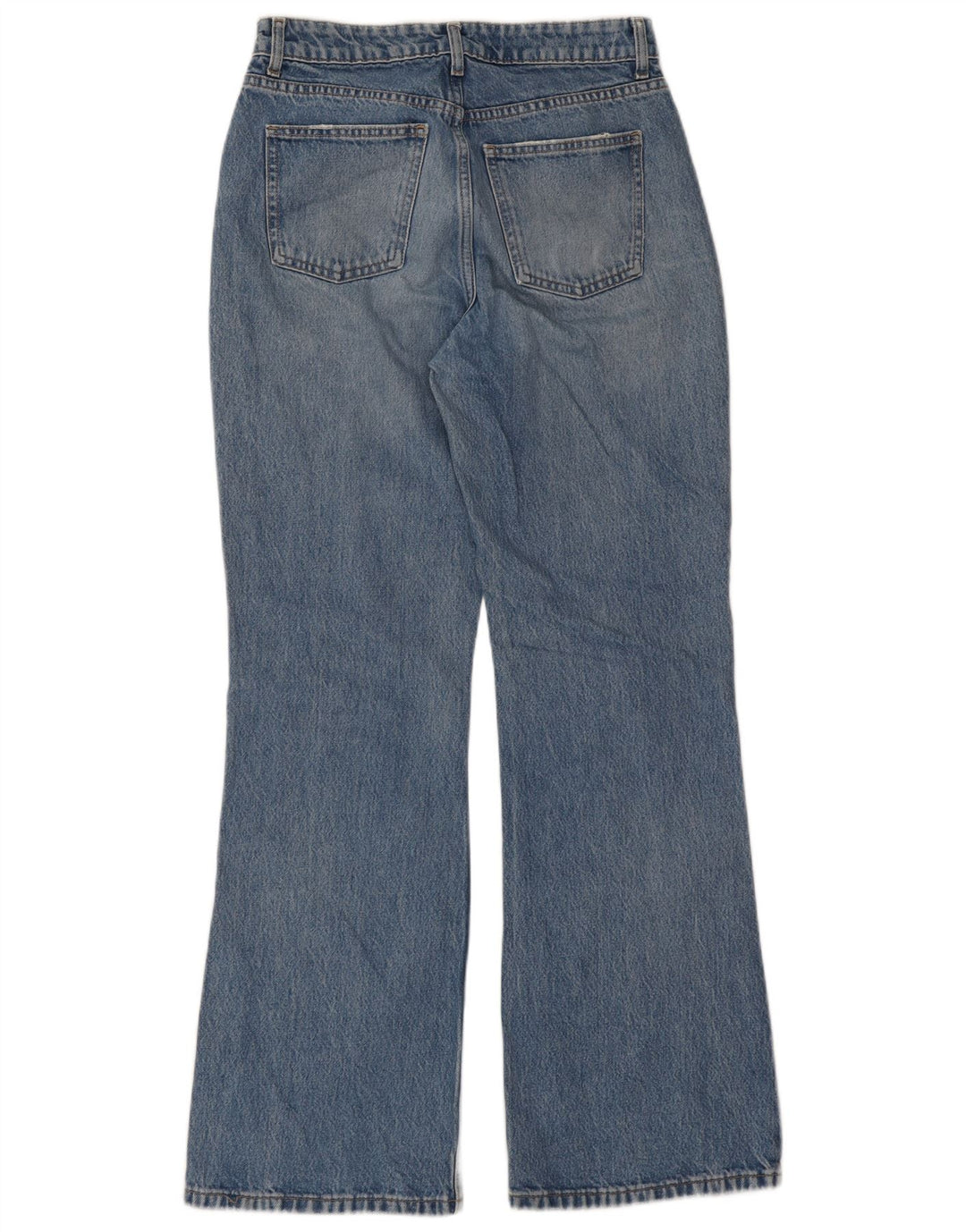 Topshop Dame Flared Jeans W30 L32 Blå Bomuld