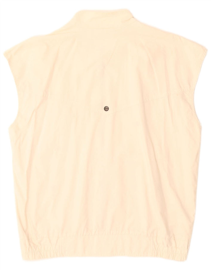 Explorer Herre Utility Gilet UK 38 Medium Off White Bomuld