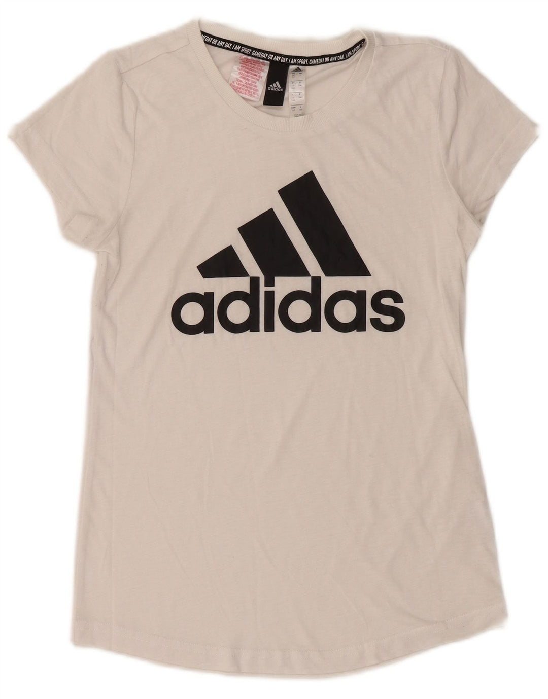 ADIDAS drenge grafisk t-shirt top 13-14 år hvid