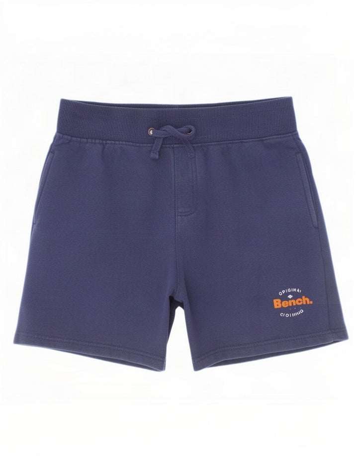 Bænk drenge sportsshorts 9-10 år Medium marineblå bomuld
