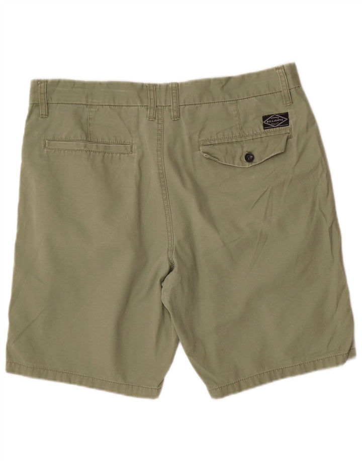 Billabong Herre Chino Shorts W34 Stor Khaki Bomuld