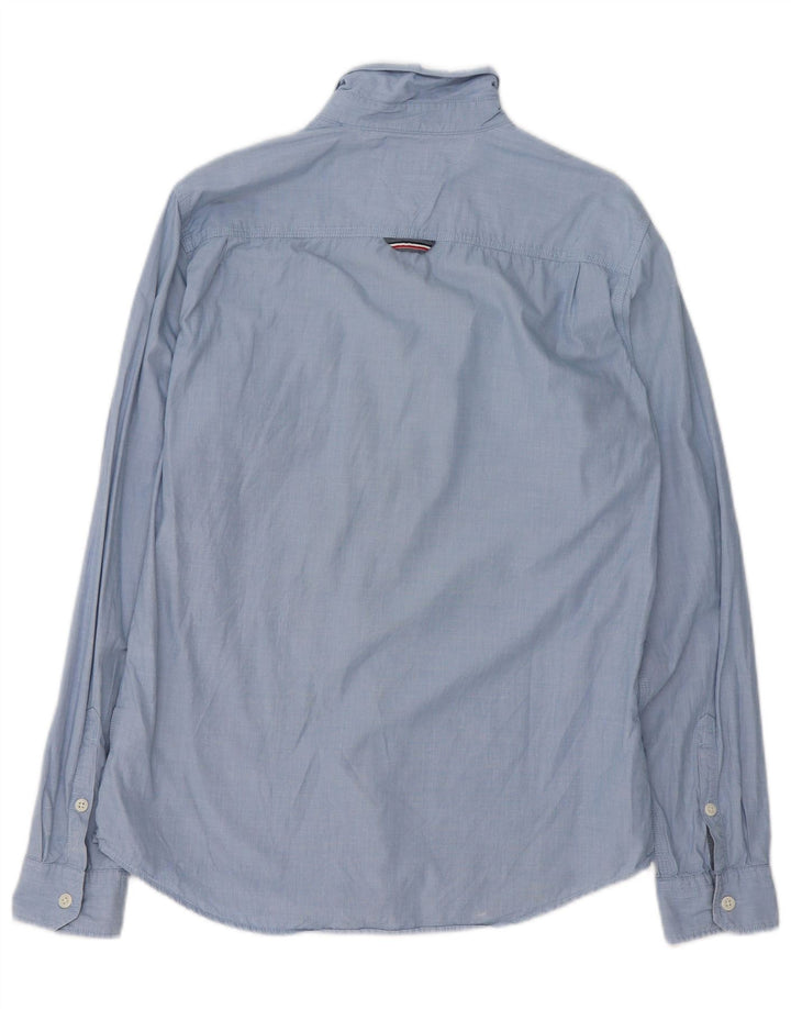 Tommy Bahama Herre Regular Fit skjorte Medium Blue Pinstripe Bomuld