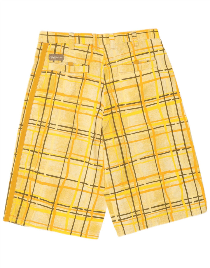 Oxbow Herre Chino Shorts Medium W30 Gul Check