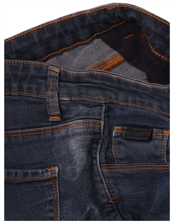 TRUSSARDI Womens Slim Jeans W27 L30  Navy Blue Floral